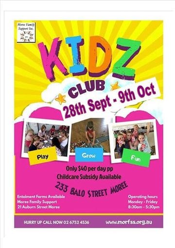 Moree Family Support: Kidz Club